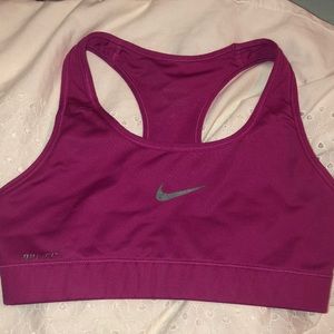 Maroon Nike sports bra!